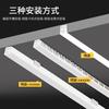 Lâmpada de silicone tira manga macia led flexível de baixa pressão impermeável autoadesivo ao ar livre forma embutida lâmpada linear com slot