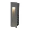 Luminária de Chão Embutida Impermeável para Exterior Luminária de Degrau para Exterior Corredor de Degraus Canto de Escada Sensor de Corpo Humano Luminária de Degrau