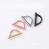 Correa de smartwatch Apple, Samsung, Xiaomi, accesorio de cuerda tejida DIY, cabeza de conversión de anillo D de acero inoxidable, cuentas