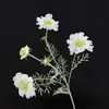 Pequena roda de flanela fresca pico crisântemo flor artificial flor artificial decoração de casa decoração de casamento flor artificial adereços de fotografia flor artificial