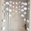 Cortina para Puerta de Perro Corazón Dulce de Dibujos Animados Perro Parchado Estrella Azul Corazón de Niña Atmósfera Linda Decorativa para Puerta de Dormitorio Xuan