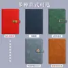 Cuaderno de Negocios A5 Personalizado con Logo Imprimible Minutas de Reunión de Oficina Cuero Suave Engrosado Bloc de Notas de Trabajo
