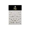Pegatinas para Uñas de Hormiga Personalidad Múltiples Estilos Calavera Corazón de Halloween Pegatinas Estampadas en Caliente Adornos Fábrica YT9164