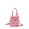 Bolso Pequeño Cuadrado Personalizado de Dibujos Animados Transfronterizo para Mujer, Nuevo Bolso de Hombro Versátil de Moda, Bolso Cruzado Genial y Elegante para Mujer
