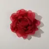 Flores de Tela de Rosa Hechas a Mano de Organza Más Vendidas Transfronterizas Flores de Tela de Rosa Hechas a Mano para Corsage DIY Accesorios para el Cabello Accesorios de Decoración para Ropa