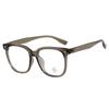 M3510 Moda TR90 Marco Grueso Patilla Gruesa Montura de Gafas Estudiante Anti-Luz Azul Marco Liso Fotografía Callejera Decorativo Lente Plano