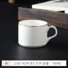 Xícara de café de porcelana óssea Phnom Penh, pequena xícara e pires de cerâmica de luxo britânica, logotipo do aparelho de café americano e europeu