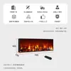 Lareira eletrônica personalizada com fogo simulado, aquecedor de armário decorativo embutido para sala de estar, armário de TV com chamas e núcleo de queimador