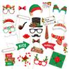 Fiesta de Navidad fiesta accesorios para fotos Gafas de Navidad sombrero de muñeco de nieve accesorios para fiesta navideña personalización al por mayor