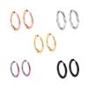 Aretes Transfronterizos, Cierres de Acero Inoxidable, Modernos, Aretes Pequeños y Sencillos, Aretes Suaves y Versátiles para Hombres y Mujeres, Aretes Personalizados y Versátiles