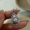 Colgante de Calabaza Hueca Giratoria de Plata de Ley S925 con Patrón de Hierba Tang, Colgante de Cuenta de la Fortuna Estilo Chino Personalizado, Colgante Geométrico