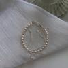 Galáxia Brilhante ~ pulseira com pingente de lua perolada feminina verão design de nicho brilhante pulseira de luxo leve