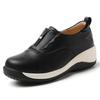 Zapatos de Cuña con Suela Gruesa para Mujer 2025 Nuevo Otoño Versátiles Estilo Coreano Moda Mocasines Antideslizantes Cómodos para Madres