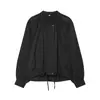Artículo Caliente Transfronterizo de AliExpress 2026 Primavera Nueva Chaqueta de Manga de Linterna 1342205, Pantalones Jogger 1342255