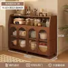 Gabinete de Vestíbulo, Aparador de Comedor, Vitrina de Té de Pared para Sala de Estar, Gabinete Lateral, Estante Multifuncional para Almacenamiento de Utensilios de Cocina