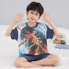 Pijama Nuevo para Niños 2025 Algodón Puro para Niños Verano Delgado Manga Corta Niños Adolescentes Niños Grandes Traje de Ropa para el Hogar