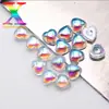 Fabricantes de origem customizado zircônia formato de Coração superfície plana lisa branca 4*4-5*5 galvanoplastia adequado para todos os tipos de cravação em joias