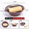 Louças no Mesmo Estilo de Shanhuanshuanshan, Prato de Carne Shabu-Shabu de Nove Segundos, Prato de Gelo Seco, Louças para Restaurante de Hot Pot com Sopa de Cogumelos Selvagens