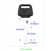 Llave en blanco para motocicleta Honda llave en blanco para cerradura de motocicleta ventas directas de fábrica al por mayor