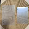 A6A7 Cartão Divisória PET Transparente Cartão DIY Feito à Mão Páginas Internas Diário de Observação de Estrelas Recarga Folha Solta 6 Furos