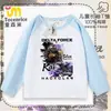 2026 Ropa Transfronteriza Nueva Fuerza Delta Weilong Lobo Rojo para Hombres, Mujeres y Niños, Camiseta de Manga Larga Raglán, Camisa de Algodón Puro Otoñal