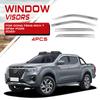 Adecuado para Deflector de Ventana Dongfeng Rich 6, Visera para Ventana de Coche para Lluvia o Sol Especial para Deflector de Ventana Dongfeng Rich 6