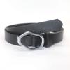 Novo estilo coreano irregular fivela de metal moda simples design de cinto nicho homens e mulheres all-Match fábrica de cintos