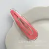Pinzas para el Cabello de Colores Dulces Pinzas Bb para Niños, Lindos Pasadores Metálicos de Gota de Agua, Pasadores para Flequillo Lateral, Pinzas para el Cabello de Alta Gama para la Parte Posterior de la Cabeza
