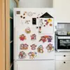 Pegatinas del Año del Caballo Dios de la Riqueza, Pegatinas Lindas de Dibujos Animados para Teléfono, Imanes para Refrigerador, Pines al por Mayor, Colgantes, Pequeños Adornos, Regalos para Puestos Callejeros