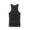 Colete Masculino de Algodão Puro Sem Mangas Verão Esportivo Casual Tamanho Grande Cor Sólida Roupa Íntima Camada Base para Todas as Estações