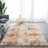 Estilo Ins Nórdico Tapete Gradiente Tie-Dye para Casa Quarto Sala de Estar Loja Inteira Antiderrapante Pele de Seda Resistente à Sujeira Tapete Tapete de Mesa de Centro