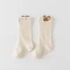 Calcetines para Bebé, Calcetines de Verano Finos de Media Pantorrilla, Calcetines de Algodón para Bebé, Calcetines de Malla Anti-Mosquitos, Calcetines Largos de Verano para Bebé Que No Aprietan las Piernas