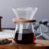 Cafetera de vidrio con filtro de fresa, venta al por mayor, para compartir café