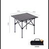 Mesas y Sillas de Camping al Aire Libre, Puestos, Mesas Plegables a la Venta, Taburetes con Respaldo, Mesas Enrollables de Acero al Carbono para Mercados Nocturnos