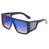 Nuevas gafas de sol de una pieza con montura extragrande para hombre, gafas de sol personalizadas de moda para mujer, gafas de parabrisas transfronterizas europeas y americanas S9010
