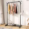 Perchero Tendedero de Piso Perchero para Ropa Doméstico Perchero para Ropa de Dormitorio Balcón Plegable Estante Simple