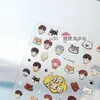 Dibujos Animados Versión Q Era Juventud Soporte Uñas Pegatinas Arte Animal Relieve Estéreo DIY Manual Decoración Concierto Material