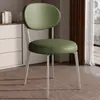 Silla de Comedor Redonda de Lujo Ligero Silla Moderna Minimalista para Comedor del Hogar Compra para Establecimiento de Catering Asiento Cómodo Resistente al Desgaste
