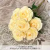 Peônias Artificiais de 7 Camadas Flores Falsas para Decoração de Corredor de Casamento, Decoração de Salão de Casamento, Flores Plásticas Artificiais Arranjo de Flores DIY