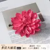 Acessórios de Cabelo de Dália em Camadas da Dinastia Han, Adorno de Cabeça de Flor de Seda, Pente de Cabelo, Grampo de Cabelo, Flor Artificial, Pente de Cabelo de Flor Estilo Tang, Vestuário Estilo Antigo