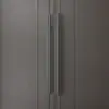 Maçaneta de Porta de Vidro de Aço Inoxidável Cobre de Imitação de Luxo Pronta para Uso Normcore Madeira Maciça Sofisticada Hotel Escritório Maçaneta de Porta