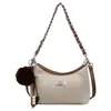 Bolso de Mano Acolchado Bordado con Cadena para Mujer, Nuevo Bolso Cruzado de Moda Tendencia Otoño 2026, Bolso de Hombro y Debajo del Brazo