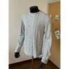 Camiseta de Punto Holgada Estilo Coreano de Manga Larga para Hombre Textura Cleanfit Sudadera Holgada de Gama Alta Camiseta de Otoño