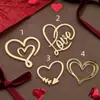 Decoração de Bolo Acrílica Estilo Ins Transfronteiriço Amor Ornaments Dia dos Namorados Amor Acrílico Decoração de Cupcake
