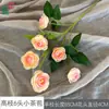 Rama Alta 6 Cabezas Brote de Té Pequeño Flor de Loto Salón de Banquetes del Hotel Escenario Flores Artificiales Escena de Boda Decoración Arreglo Floral Flores Falsas