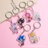 Chaveiro acrílico personalizado para fãs de celebridades, fofo e criativo, mercadoria DIY de desenho animado e anime, pingente de logotipo transparente