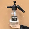 Botella rociadora de espuma PET a prueba de explosiones para lavado de autos, lavador de autos de espuma con presión de aire visible de alta transparencia