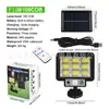 Luz de Pared Solar Impermeable para Exteriores con Inducción de Cuerpo Humano, 333LED, Luz de Calle para Paisajismo de Jardín y Villa, Luz de Garaje, Luz de Emergencia