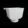 Pvc cubo de lluvia tubo de drenaje cubo de recolección de agua tubo de drenaje bajante de doble propósito accesorios 75-160 tubo de drenaje