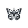 Colgante de aceite con forma de calavera y murciélago fantasma de Halloween transfronterizo, accesorios de joyería DIY, pendientes, collar, llavero